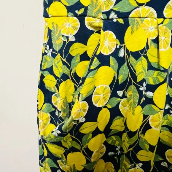 Boden Florrie Lemon Print Cotton Jersey Dress Size 14L - Picture 7 of 7